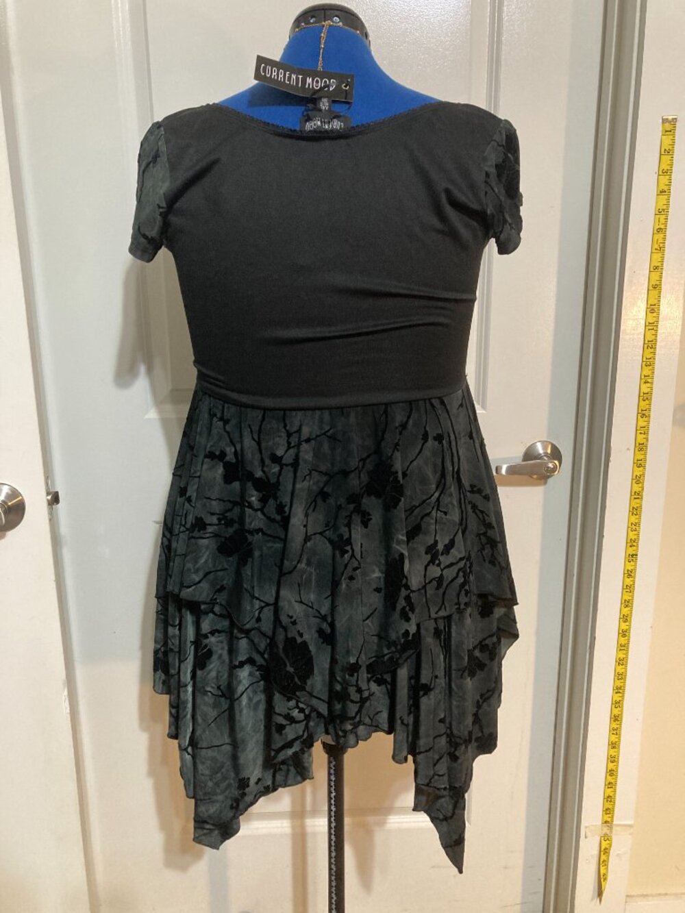 Dolls Kill Current Mood Beautiful Disaster Handkerchief Dress - Picture 3 of 8
